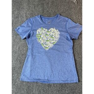Brooks Women's‎ M Short Sleeve Blue Tee Shirt